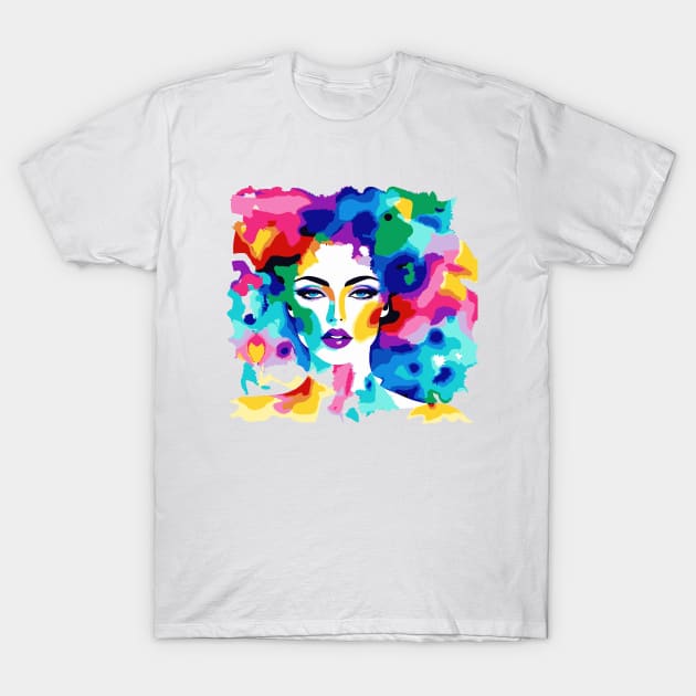 Chromatic Goddess T-Shirt by Mehwish